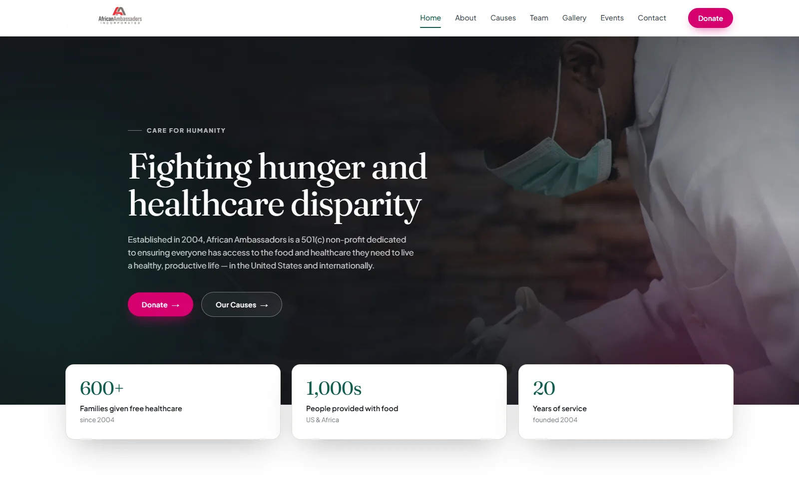 The African Ambassadors homepage